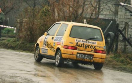 Jacek Sikora i Marek Kaczmarek - Fiat Cinquecento Sporting.